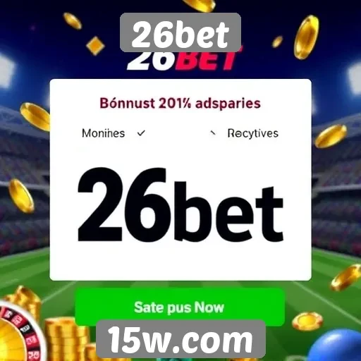 Ofertas de bônus e promoções no 26bet